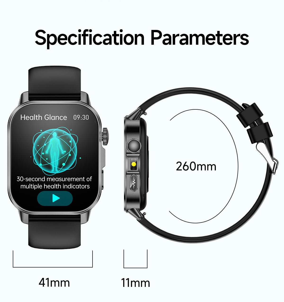 2026 New AI Health Diagnosis Smart Watch Body Analysis Uric Acid Blood lipids ECG+PPG Blood pressure call Smart watch Men Women