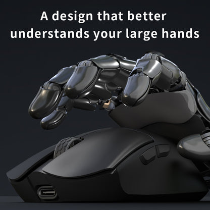 Darmoshark M3 V2 Gaming Mouse Double 8K Wireless Tri Mode 26KDPI PAW3395 Sensor Big Hand Game Macro Mouse For Computer Laptop PC