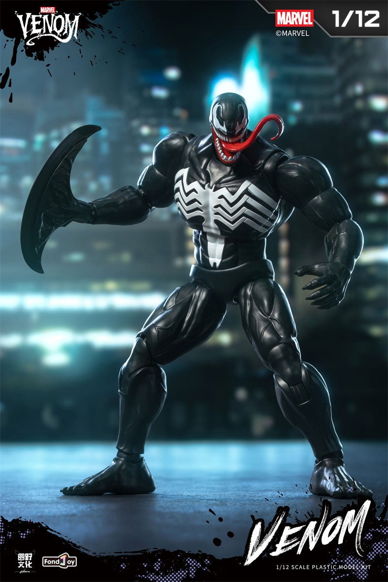 Blokees Original Homem-Aranha Venom Versão HQ 15.5CM 1/12 STARK SUIT Clássico Figura de Ação Montada Coleção Brinquedo Presente