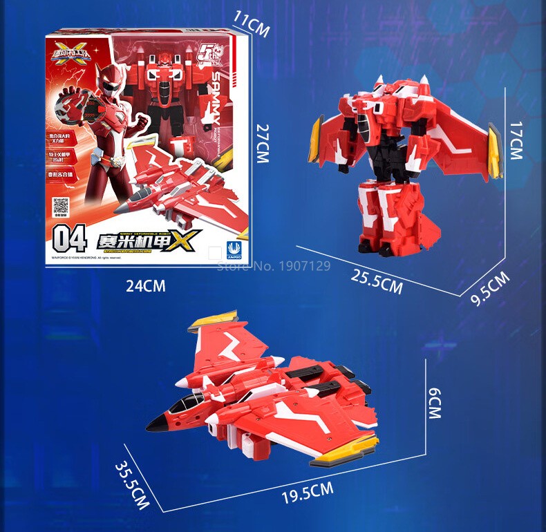 Mini Force Super Dinosaur Power Transformation Robot Toys Action Figures MiniForce X Simulation Car Deformation Airplane Toy