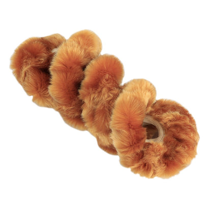 Premium Soft Short Fur Car Steering Wheel Cover High-density Warm Plush Winter Steering Wheel Protector Cover 38cm Accessories