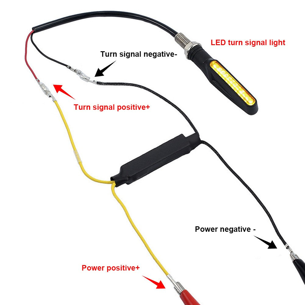 Indicator Load Resistor 12V 21W Solve Blinker Error 26 Ohm LED Turn Signal lights Fault Decoder Motorcycle Flasher