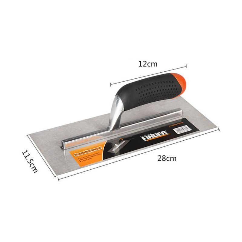 Desempenadeira de Acabamento para Concreto em Aço Carbono 280x115MM para Kit de Ferramentas de Construção