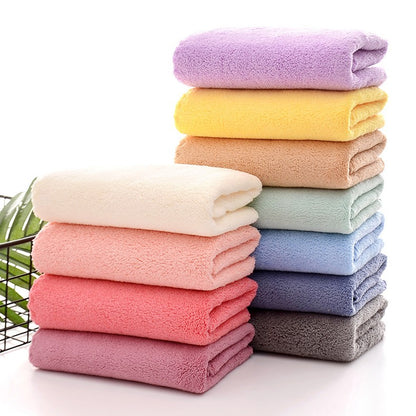 2PC Bath Towels Set Super Soft Highly Absorbent Quick-drying Coral Velvet Bath Towel For Adults Hotel & Spa Use
