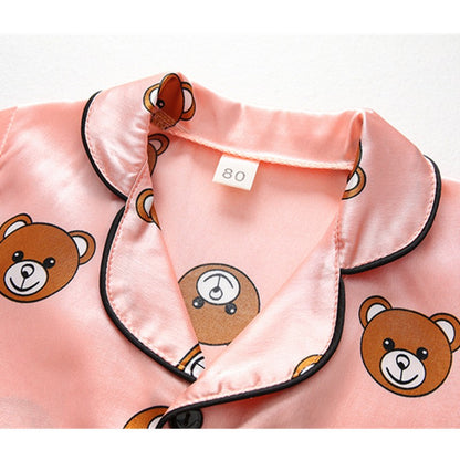 New Summer Baby Boys Clothes Suit Children Girls Sleepwear Shirt Shorts 2Pcs/Sets Kids Pajamas Toddler Costume Infant Tracksuits