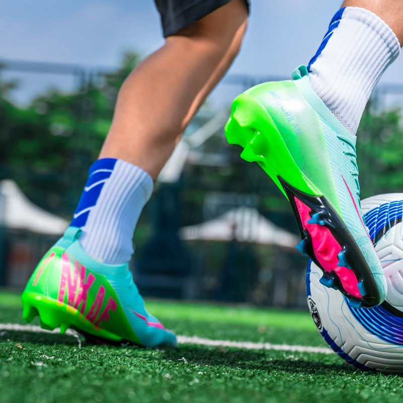 New Men Soccer Shoes TF/FG Society Match Cleats Football Field Boots Indoor Professional Training Original Women Football Shoes