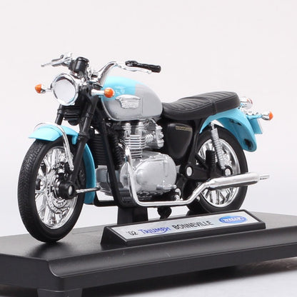 1/18 Escala Welly Triumph Tiger Explorer 800 Sprint RS Bonneville Daytona Trophy Thruxton 1200 Moto Diecast Modelo Brinquedo