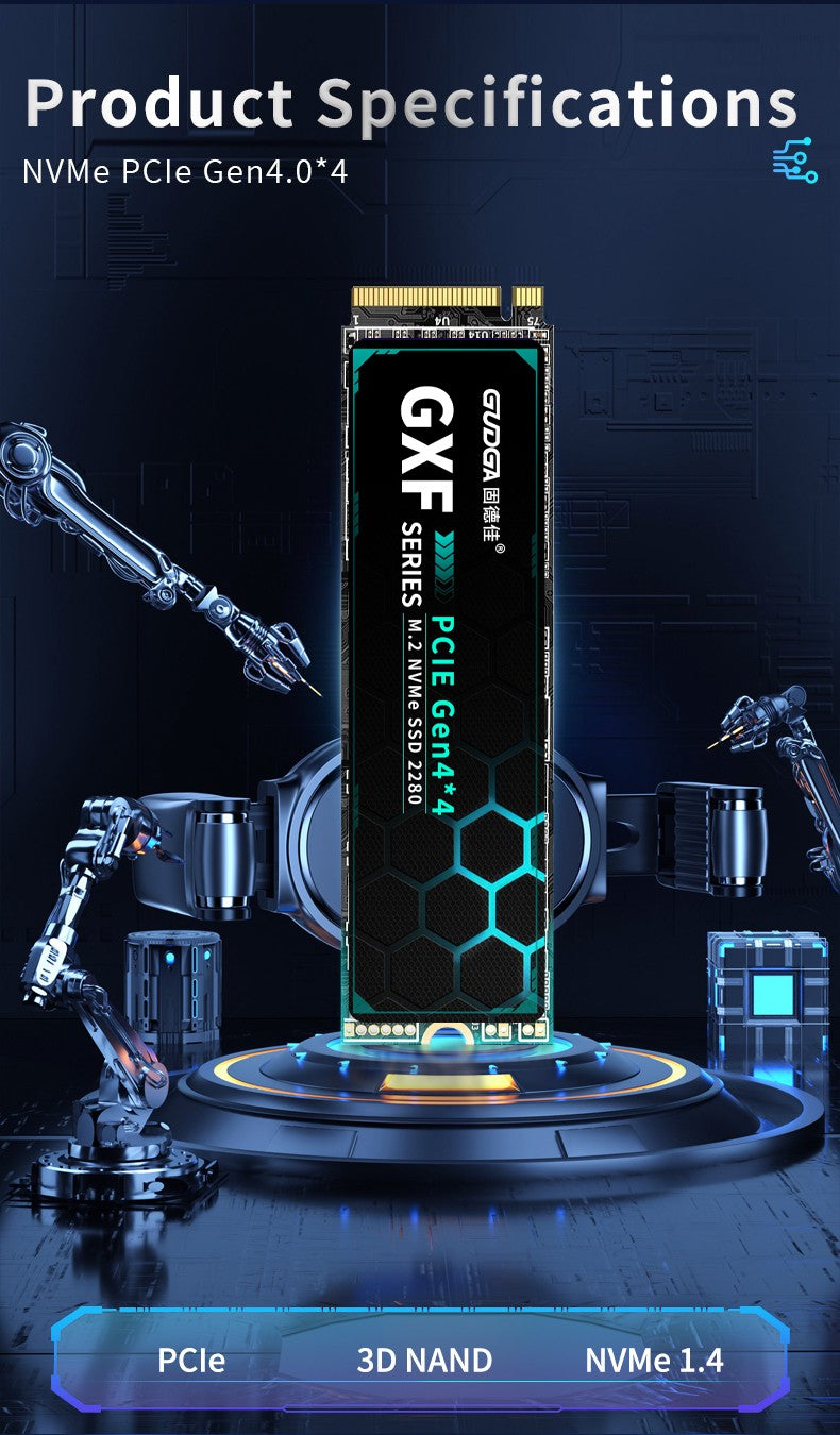 GUDGA 7450MB/s SSD M2 PCIe 4.0 NVME 2tb 512g 1TB 4tb 4 M.2 Gen4 Disco rígido de estado sólido NMVE PCIe 4.0 HDD para notebook PS5
