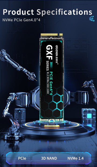 GUDGA 7450MB/s SSD M2 PCIe 4.0 NVME 2tb 512g 1TB 4tb 4 M.2 Gen4 Disco rígido de estado sólido NMVE PCIe 4.0 HDD para notebook PS5