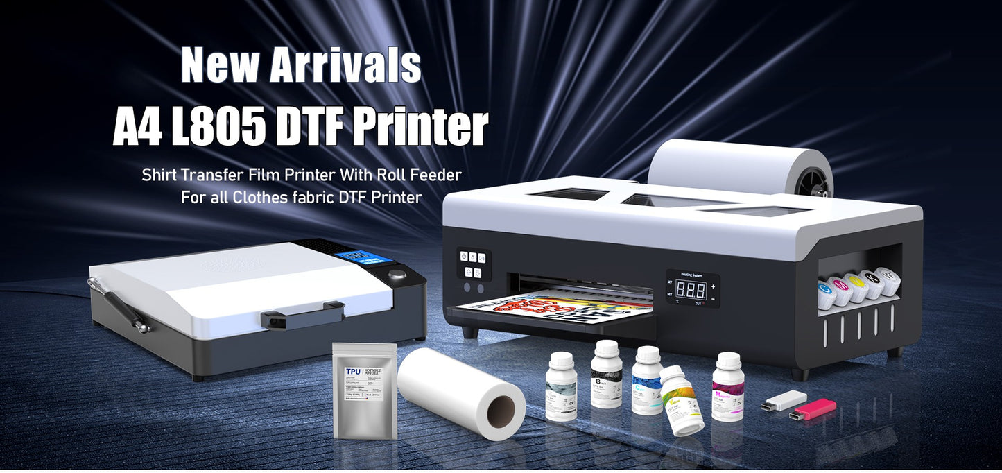 US Stock A3 L805 UV DTF Printer For Epson XP600 DTF Printer A4 A3 DTF Printer T shirt Printing Machine impresora dtf EU Stock