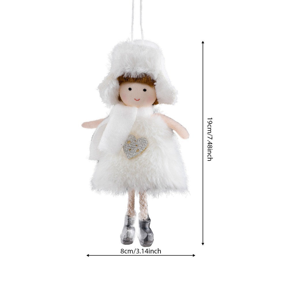 2024 New Year Gift Cute Christmas Angel Doll Xmas Tree Ornament Noel Deco Christmas Decoration for Home Natal Navidad 2023 Decor