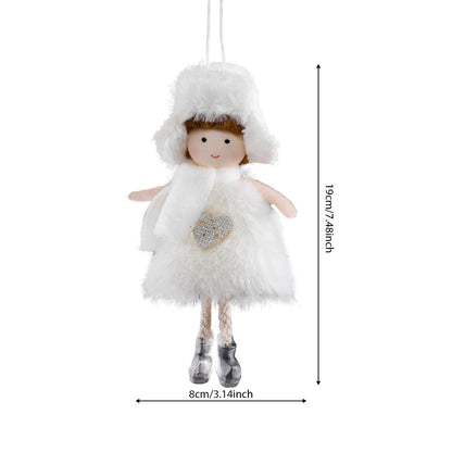 2024 New Year Gift Cute Christmas Angel Doll Xmas Tree Ornament Noel Deco Christmas Decoration for Home Natal Navidad 2023 Decor