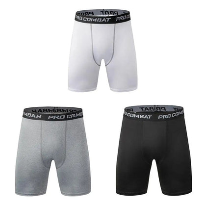 2025 New Men's Sports Leggings, Fitness Elastic Compression Leggings, Quick Drying Shorts, Running Training Elastic Shorts