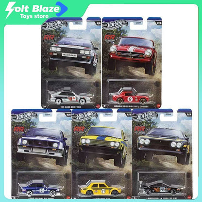 Hot Wheels Pop Culture Silver Label Rally Racing Series Car Model 1/64 Honda S800 Audi DieCast Cars Model Coleção Presente para Meninos