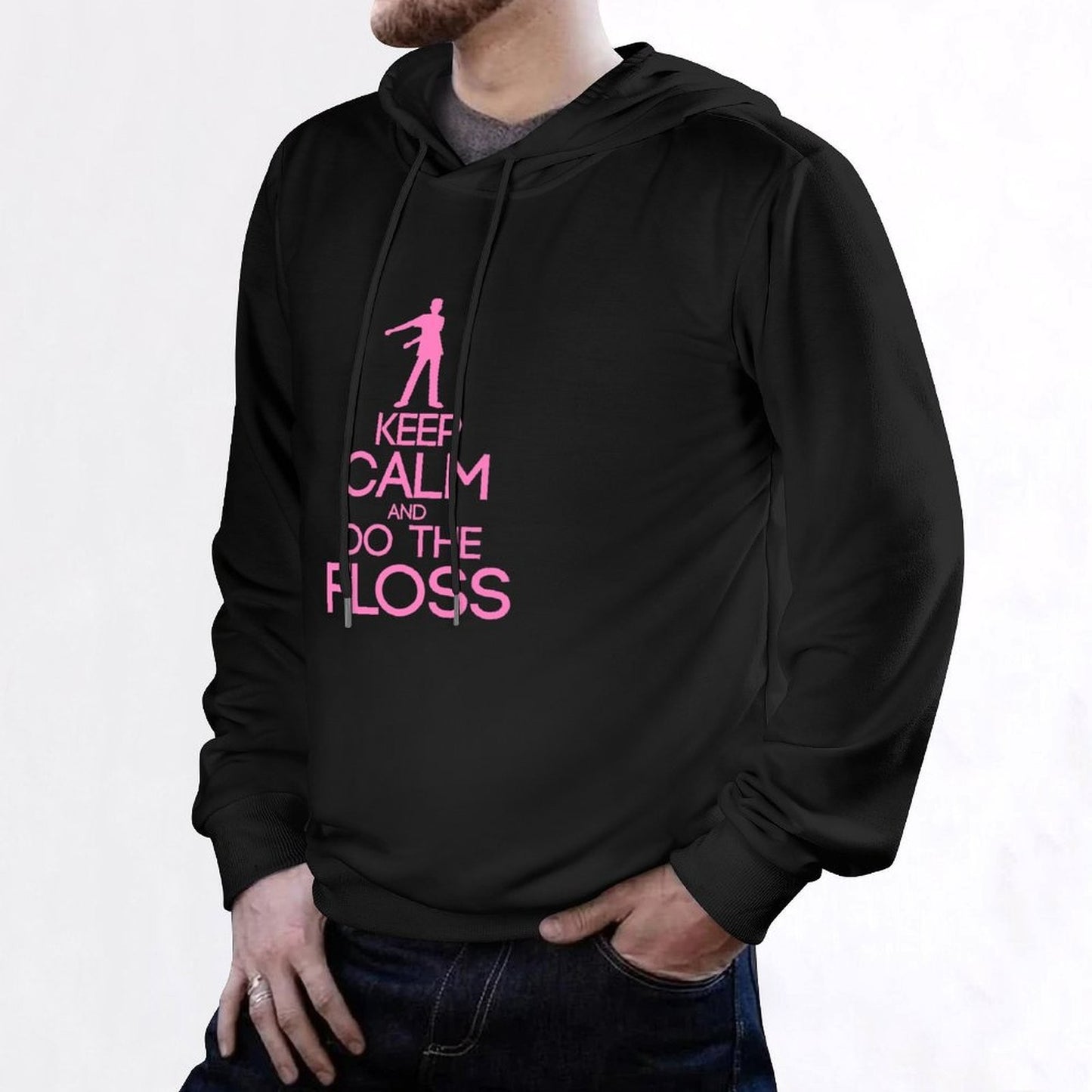 FLOSS DANCE | Keep Calm And Do The Floss Gift Hoodie men clothing men's clothes korean clothes autumn jacket men tracksuits
