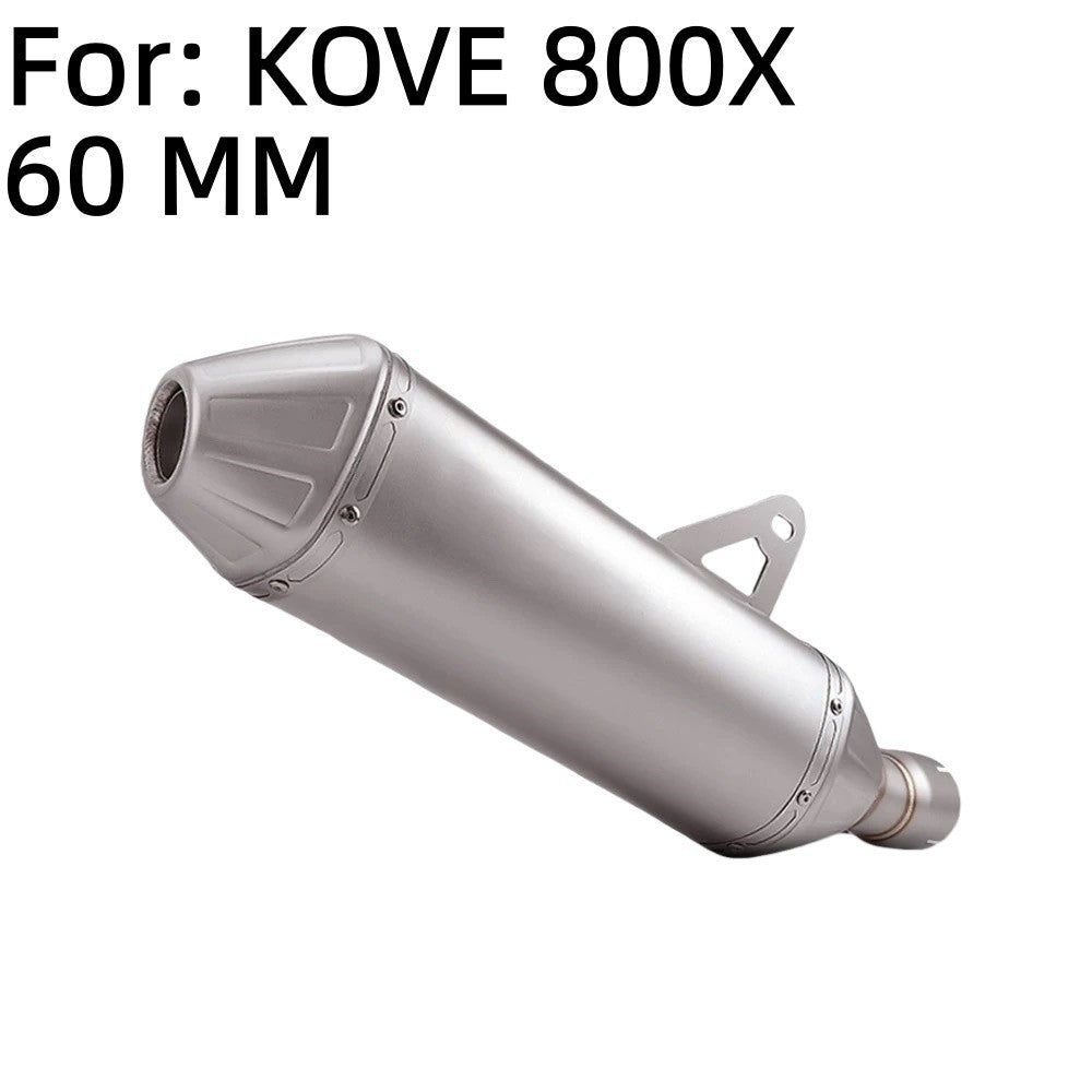 For KOVE 800X Rally Motorcycle Modified Slip-On Exhaust Pipe With Removable  Easy Installation Accessories