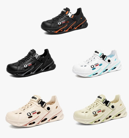 Men Outdoor Sandals Men's Outdoor Sandals Sport Slippers Beach Slides Breathable Clogs Men Casual Garden Shoes Non-slip Hiking