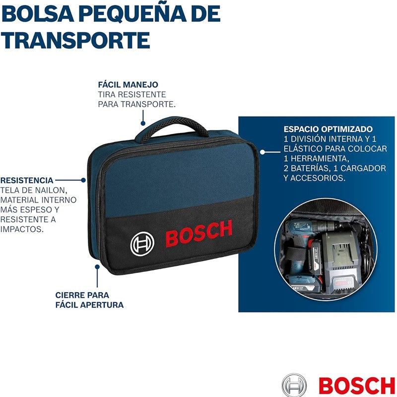 Bolsa de Ferramentas BOSCH para Armazenamento, Manutenção Portátil, Lona Espessa, Robusta, Durável, Kit Eletricista