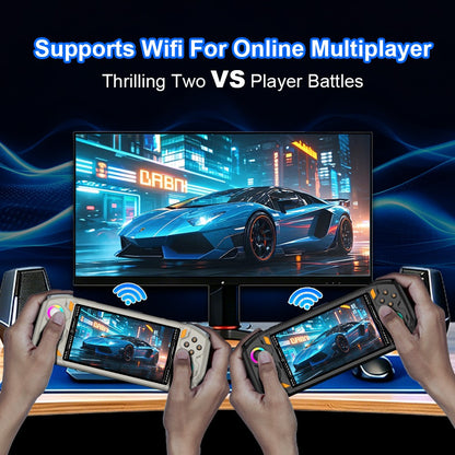 AISLPC RG52 MINI Handheld Game Console 5.5" IPS Screen 2.4G WIFI 22000+Games RK3562 Dual System Portable Handheld Video Player