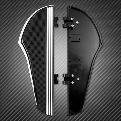 Pedaleiras Antiderrapantes Dianteiras para Motocicleta Harley Softail Fatboy Deluxe Touring Electra Glide FLHR