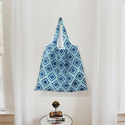 Grocery Tote Bags Leopard Floral Printed Large Capacity Folding Bag for Shopping Environment Grocery Storage Bag Recycle Use