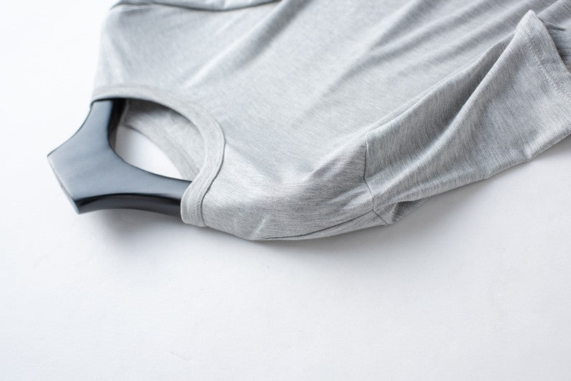 Men's spring and summer new modal pajamas two-piece short-sleeved trousers thin large size loose sports home wear suit sleepwear