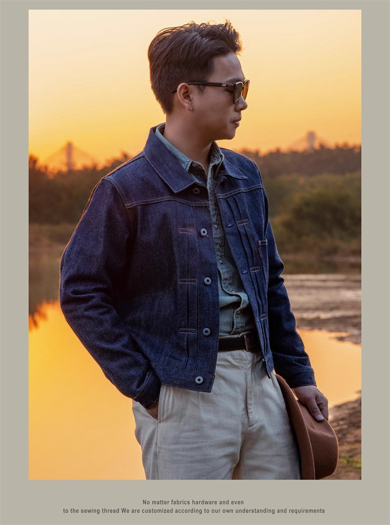 Red Tornado 506XX Jean Jacket American Casual Style Type 1 Selvedge Denim Blouse