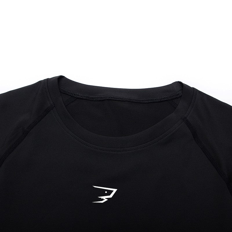 Men Running Compression T-shirt Short Sleeve Sport Tees Gym Fitness Sportshirts Male Jogging Tracksuit Homme Athletic Shirt Tops