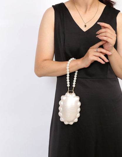 Daisy Shape Fashion Acrylic Shell Clutch Evening Bags Wedding Party Women Bead Luxury Brand
