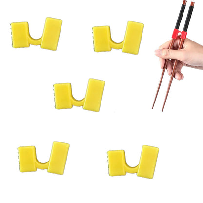 5/6 PEÇAS Treinador de Hashi Reutilizável Antiderrapante Reutilizável e Substituível Ajudante Asiático para Crianças Adultos Iniciantes de Todas as Idades