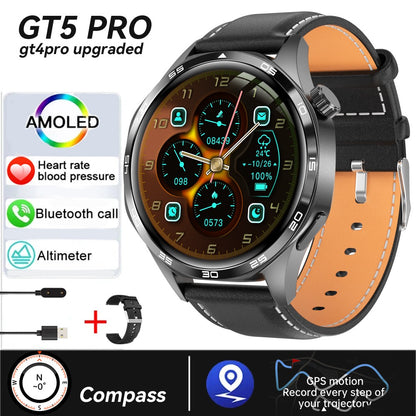 Xiaomi 2025 New GPS NFC Smart Watch Men 360*360 AMOLED Screen Heart rate Bluetooth Call IP67 Waterproof Man Smartwatch