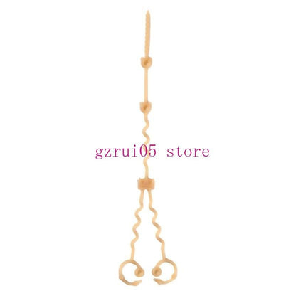 W89E Silicone Pacifier Chain Teething Toy Lanyard Rope Drop Prevention Baby Pacifier Holder Leash Infant Nursing Essential