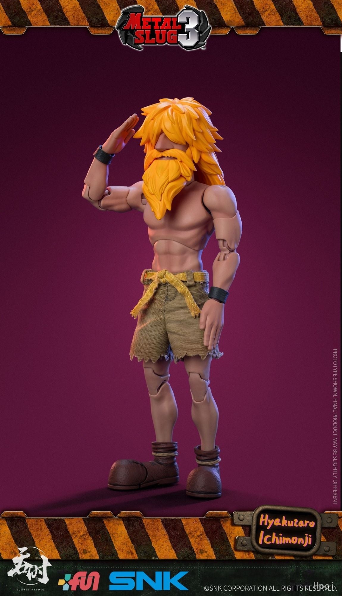 ?Em Dtock?Original Toki Studio Metal Slug 3 Ichimonji Hayakutaro 1/12Modelo de Personagem de Jogo de Metal Brinquedo de Presente