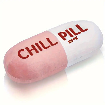 1pc Chill Pill Pillow - Pink Cute Trendy Room DecorAesthetic Throw Pillows.College Dorm Teenager Y2KTeacher Doctor Nurse LawyerS