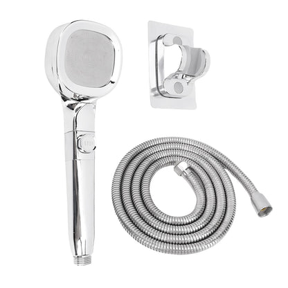 Kit de Chuveiro RV Kit de Chuveiro para RV Chuveiro de Mão para RV com Mangueira e Liga/Desliga 4 Modos Alta Pressão Economia de Água Kit de Banho para RV