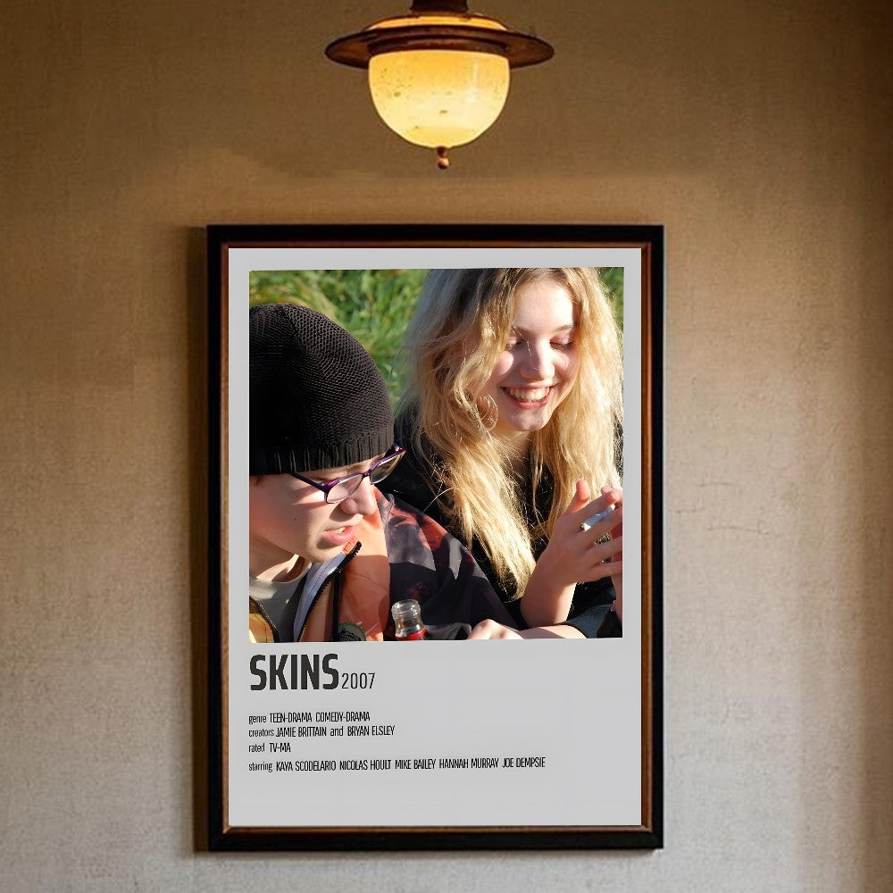 Teen TV Series Skins Generation Poster HD art sticky wall waterproof home living room bedroom bar aesthetic decoration