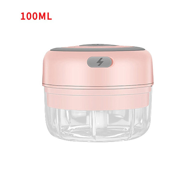 HiPiCok Moedor de Carne Elétrico Triturador de Alho Picador de Alimentos Mini Triturador de Alho Máquina de Moer Legumes USB Utensílios de Cozinha