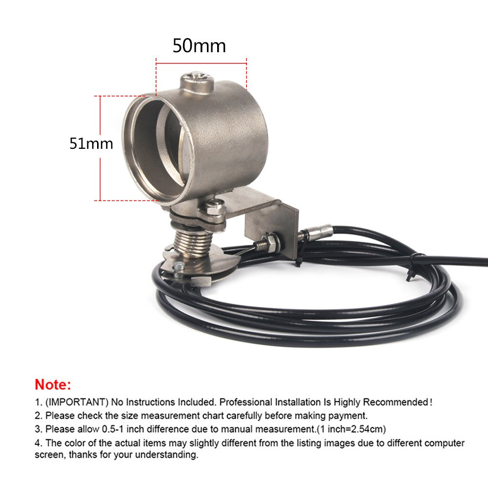 Manual Operation Motorbike Exhaust Control Valve2" 51mm/2.36" 60mm Exhaust Control Valve - Can Be Welded / Waterproof Design