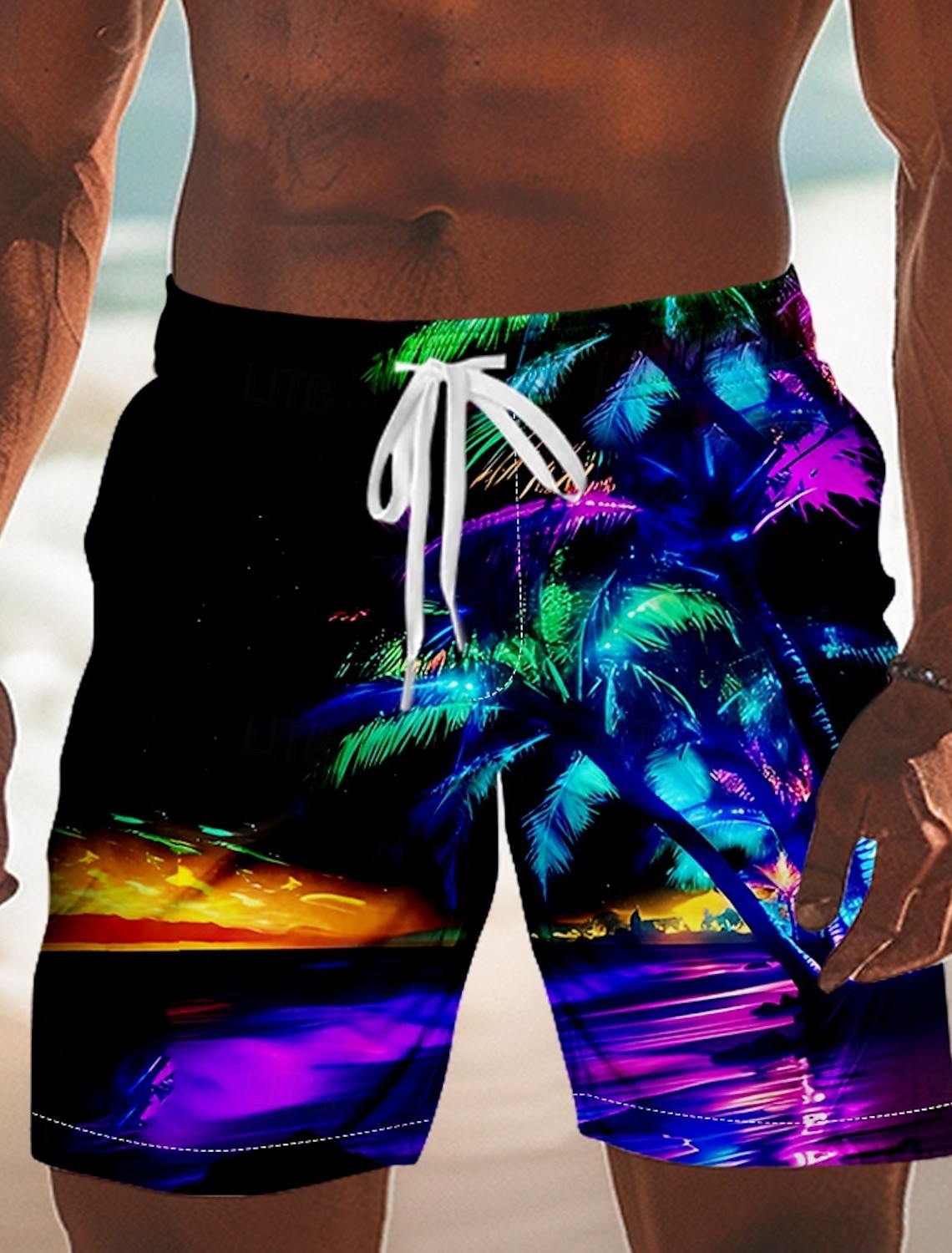 Fashion Men's Hawaiian Shirt 3D Printed Landscape Tropical Plants Shirt  short sleeved  summer casual Aloha shirt for mens