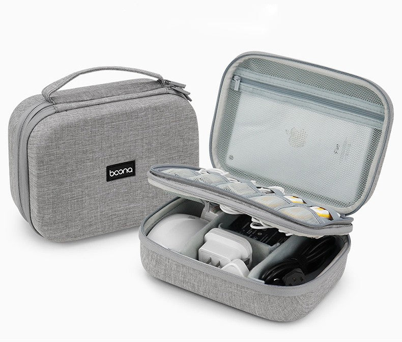 Hot Sale Waterproof Hard Shell Digital Gadgets Storage Bag Travel Organizer for Electronics Accessories HDD Earphone Storage Box