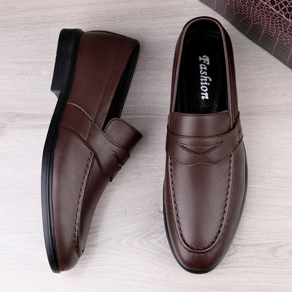 British Style Autumn Casual Leather Doudou Shoes Men's Outdoor Step on Business Shoes Fashion Handmad Designer  Single Flats