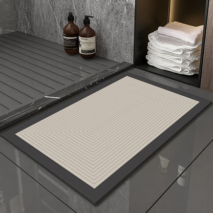 Quick Dry Bath Mats Super Absorbent Rug Bathroom Non Slip Bath Rug Toilet Carpet Front Entrance Door Mat Tapetes De Baño