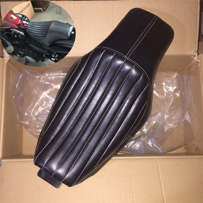 Assento de Couro Sintético (PU) de Motocicleta para Piloto e Garupa Dianteiro Traseiro para Harley Sportster XL Iron 883 1200 48 Forty-Eight 2004-2015 16