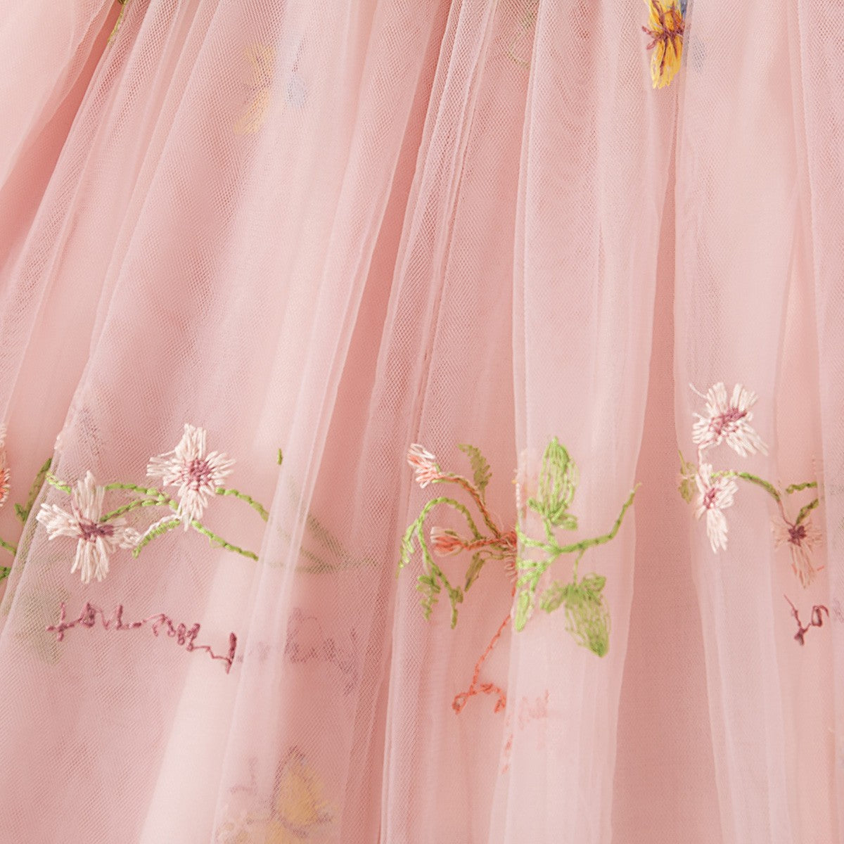 Summer New Sweet Butterfly Wing Baby Girl Princess Dress, Floral Chiffon Wedding Party Children'S Sleeveless Clothes (0-4 Years?