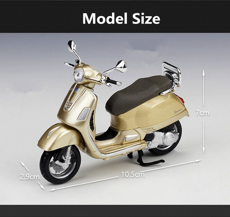 Maisto 1:18 Vespa GT300 Moto de Liga Simulação Diecast Metal Modelo Clássico de Moto Coleção Brinquedo Infantil Presente