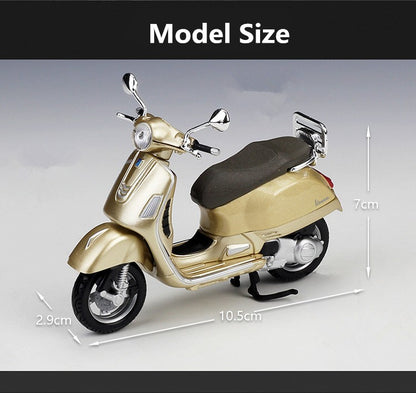 Maisto 1:18 Vespa GT300 Moto de Liga Simulação Diecast Metal Modelo Clássico de Moto Coleção Brinquedo Infantil Presente