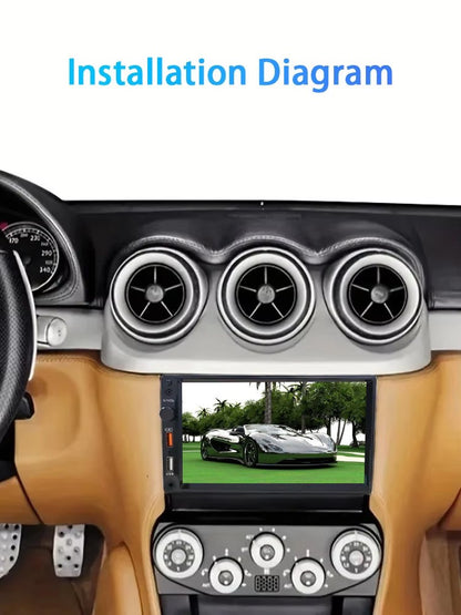 MTIJIEY 2din 7inch Car Radio Carplay Android Auto Multimedia MP5 Player Car Stereo Bluetooth USB TF FM For Toyota Honda
