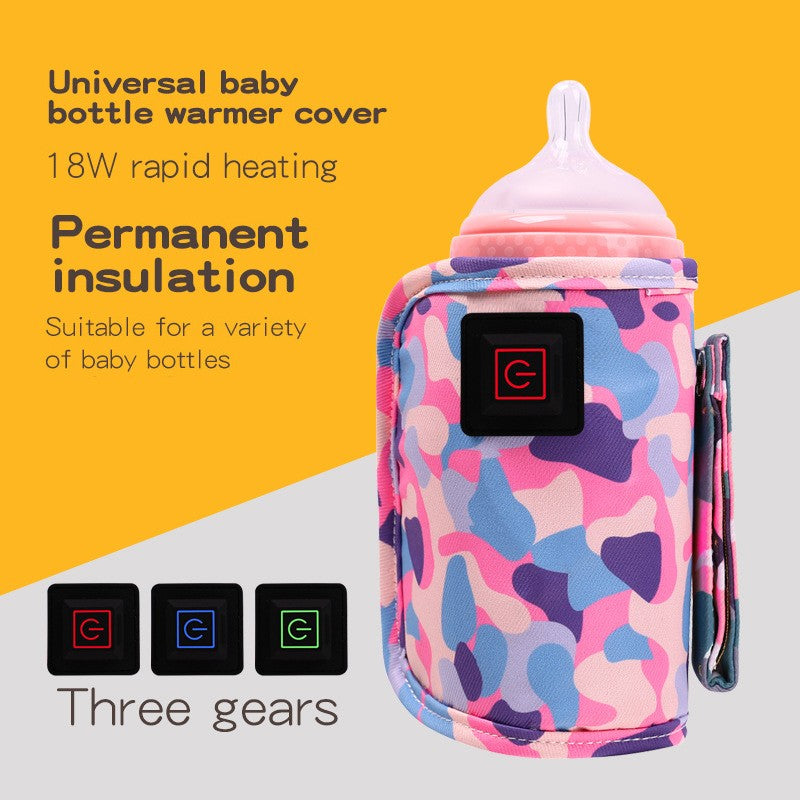 New Portable Heating Constant Temperature Bottle Insulation Sleeve Baby Bottle Insulation Warmer Winter Children's Product