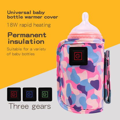 New Portable Heating Constant Temperature Bottle Insulation Sleeve Baby Bottle Insulation Warmer Winter Children's Product