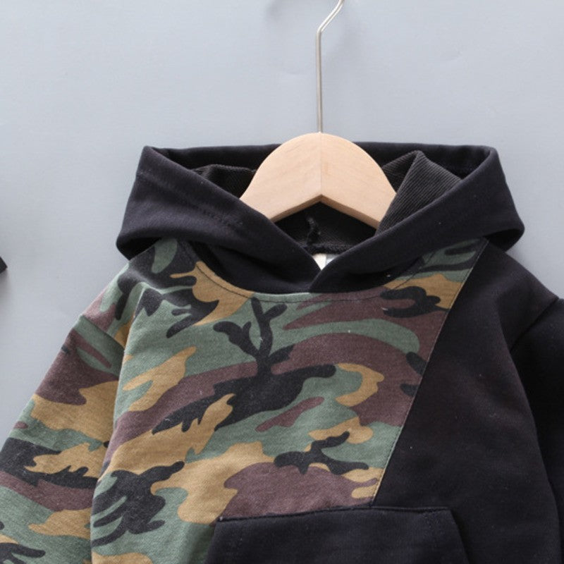 New Spring Autumn Children Clothing Baby Girl Clothes Boys Casual Hooded T-Shirt Pants 2Pcs/Sets Toddler Costume Kids Tracksuits